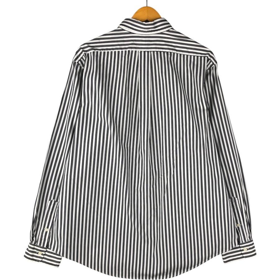 【美品】Ralph Lauren ラルフローレン ストライプ 長袖シャツ　白黒 中古・古着通販】POLO RALPH LAUREN (ポロ・ラルフローレン