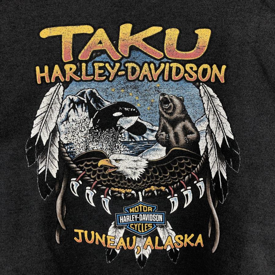 古着 90年代 ハーレーダビッドソン Harley-Davidson HANES アドバタイジング スウェットシャツ トレーナー メンズXL相当 ヴィンテージ/eaa601044 古着 90年代 ハーレーダビッドソン HANES アドバタイジング スウェット