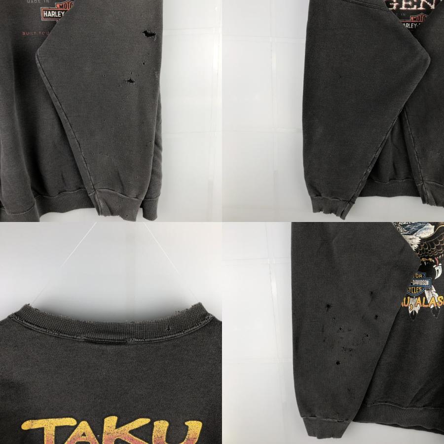 古着 90年代 ハーレーダビッドソン HANES アドバタイジング スウェット