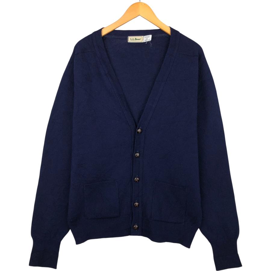 L.L.Bean（エルエルビーン） 古着 90年代 ウールニットカーディガン