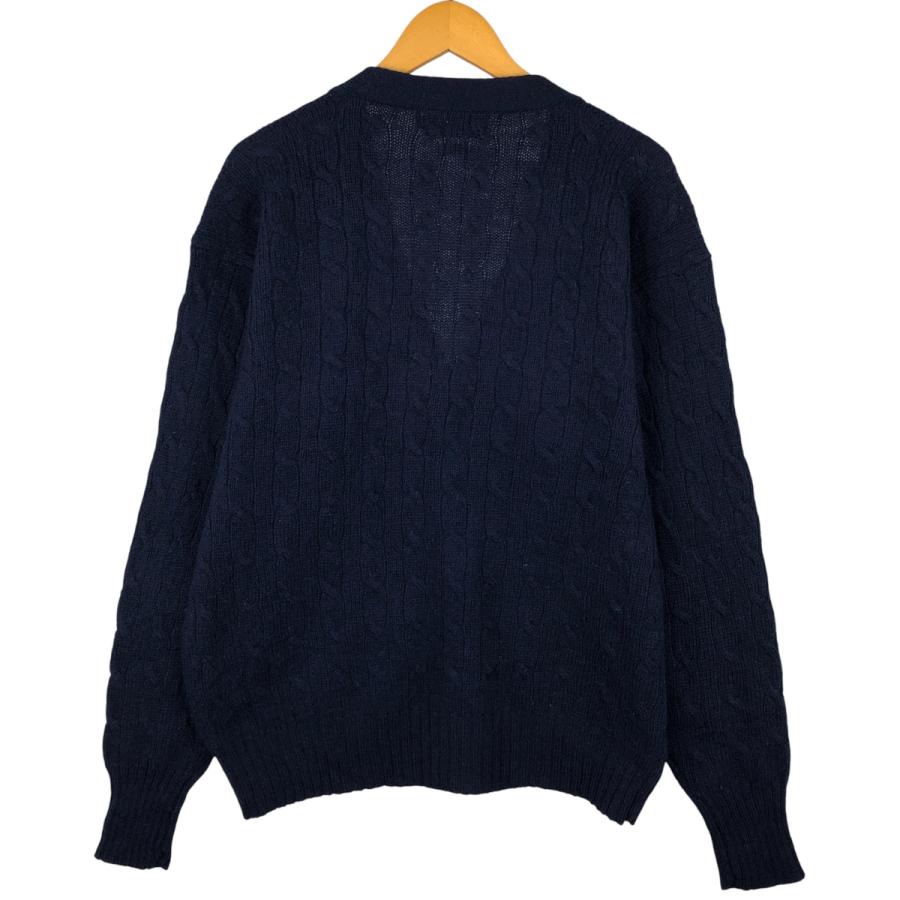 古着 ラルフローレン Ralph Lauren POLO by ケーブル編み ウールニット 