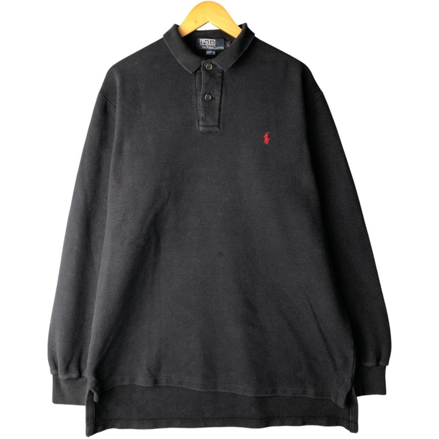 古着 90年代 ラルフローレン Ralph Lauren POLO by Ralph Lauren 長袖 ポロシャツ USA製 メンズL相当 ヴィンテージ/eaa601079 古着 90年代 ラルフローレン Ralph Lauren POLO by 長袖 ポロシャツ