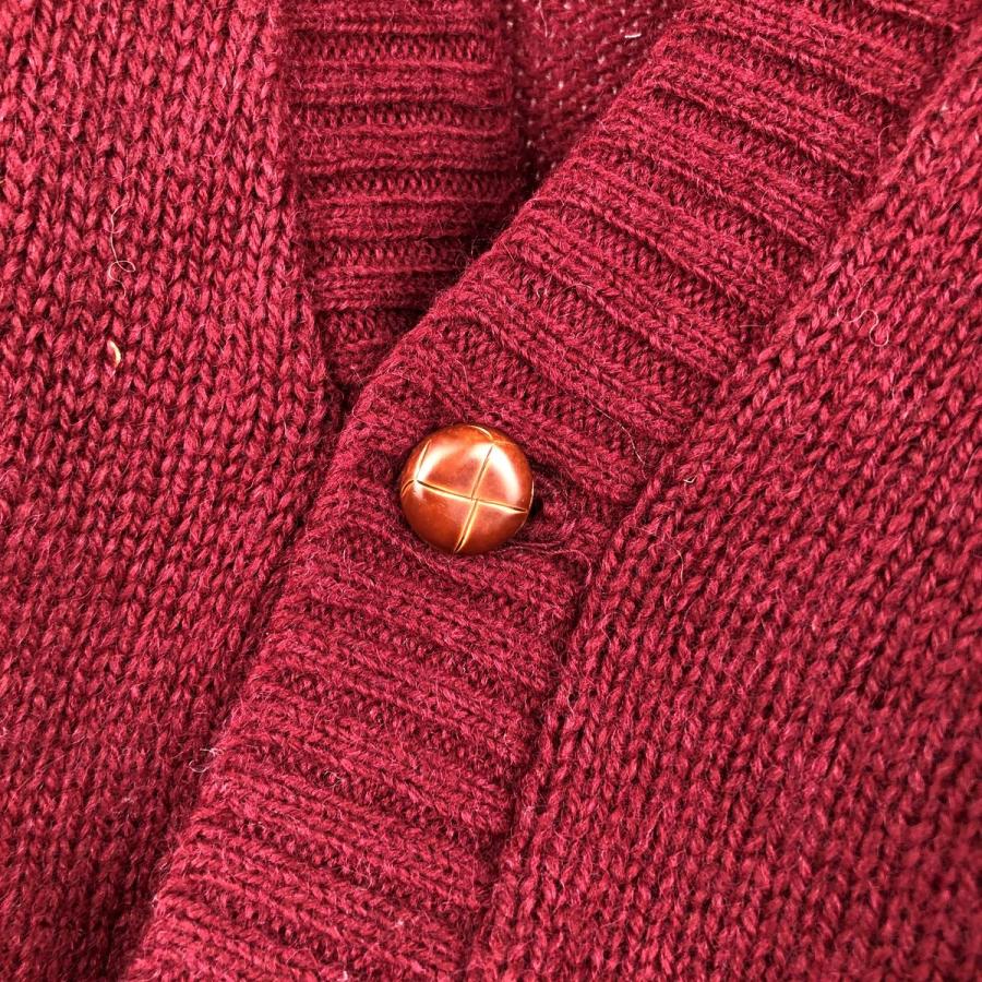 古着 90年代 ROBERT BRUCE ウールニットカーディガン USA製 メンズXL