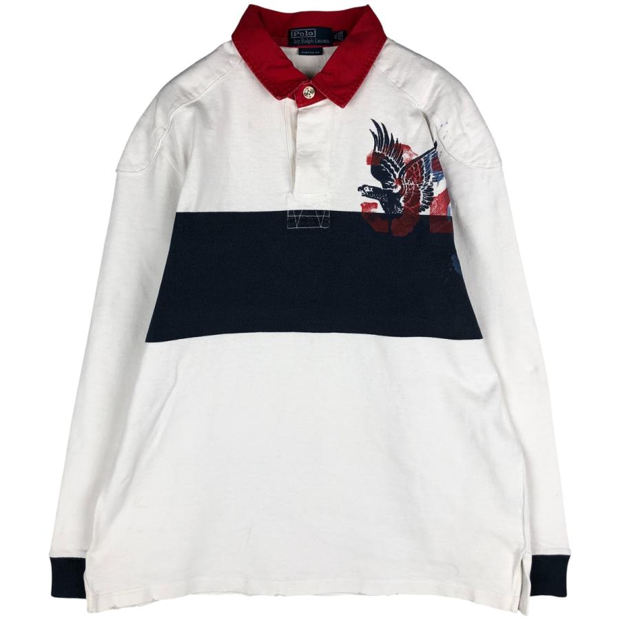 古着 ラルフローレン Ralph Lauren POLO by CUSTOM FIT 長袖 ラガー