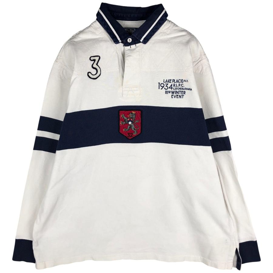 古着 ラルフローレン Ralph Lauren POLO by 長袖 ラガーシャツ メンズ