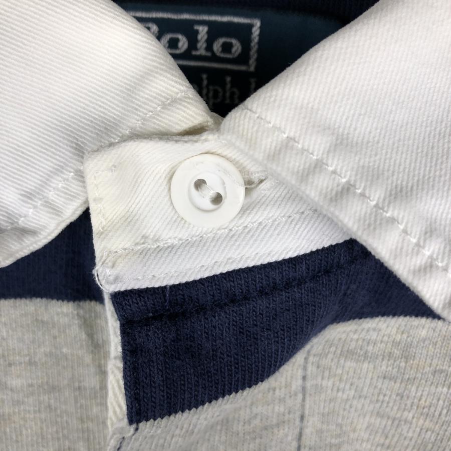 古着 ラルフローレン Ralph Lauren POLO by CUSTOM FIT ボーダー柄