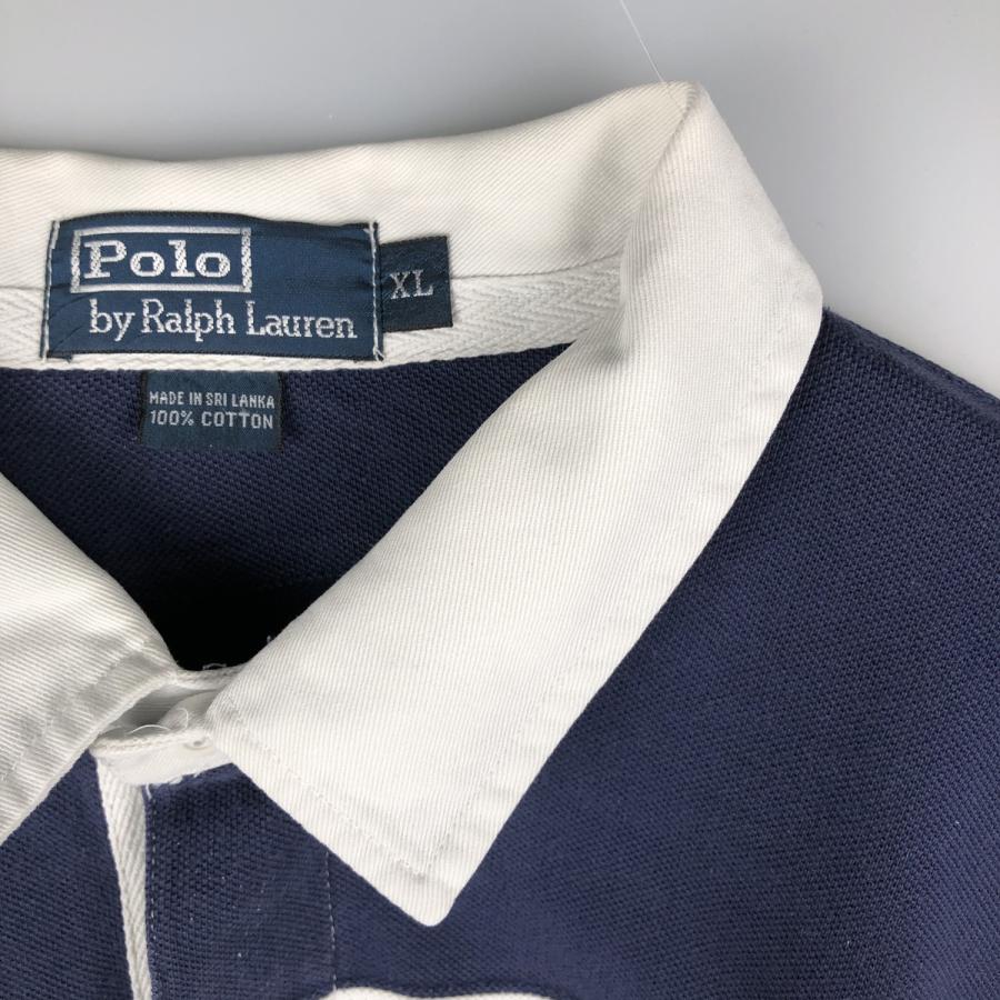 古着 ラルフローレン Ralph Lauren POLO by ボーダー柄 長袖 ラガー