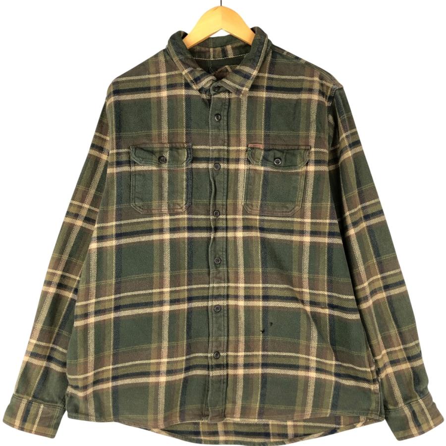 古着 オービス ORVIS 長袖 ヘビーネルチェックシャツ メンズXL相当 eaa601235 古着屋JAM - 通販 - Yahoo ショッピング