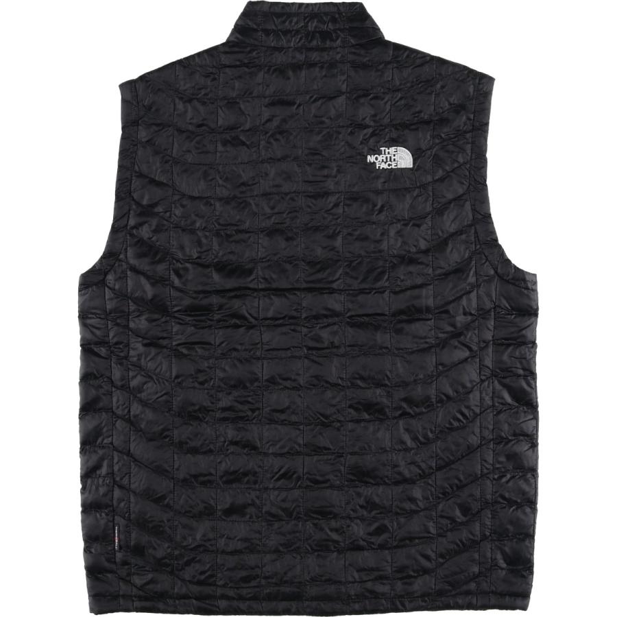 THE NORTH FACE中綿ベストブラックLメンズ 軽量 保温アウトドア古着 THE NORTH FACE（ザ ノースフェイス） 古着 中綿ベスト メンズM相当
