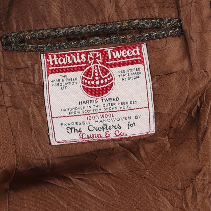 古着 60年代 Dunn and Co Harris Tweed ハリスツイード チェック柄