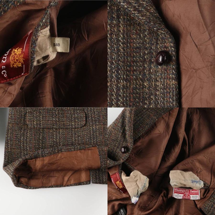 古着 60年代 Dunn and Co Harris Tweed ハリスツイード チェック柄