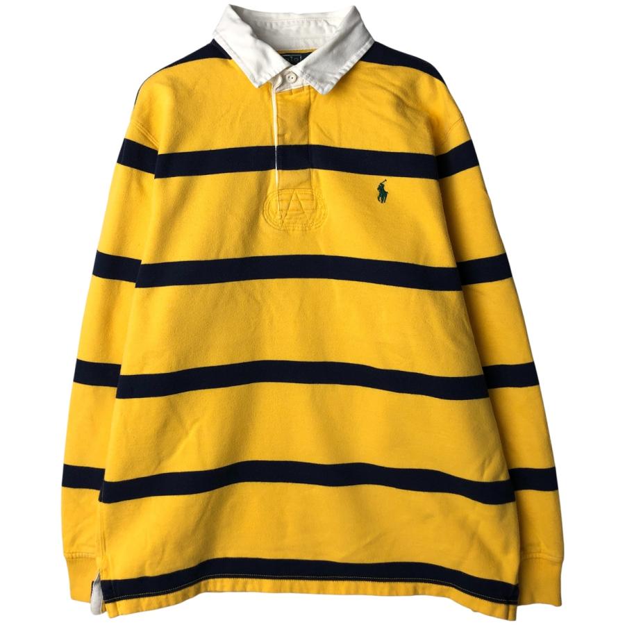 古着 ラルフローレン Ralph Lauren POLO by ボーダー柄 長袖 ラガー