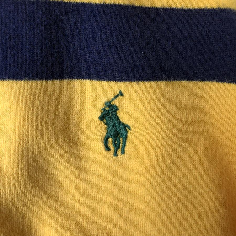 古着 ラルフローレン Ralph Lauren POLO by ボーダー柄 長袖 ラガー