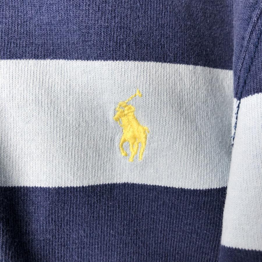 古着 ラルフローレン Ralph Lauren POLO by CUSTOM FIT ボーダー柄