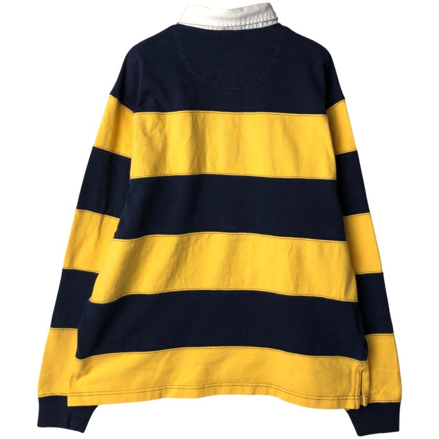 古着 ラルフローレン Ralph Lauren POLO by ボーダー柄 長袖 ラガー