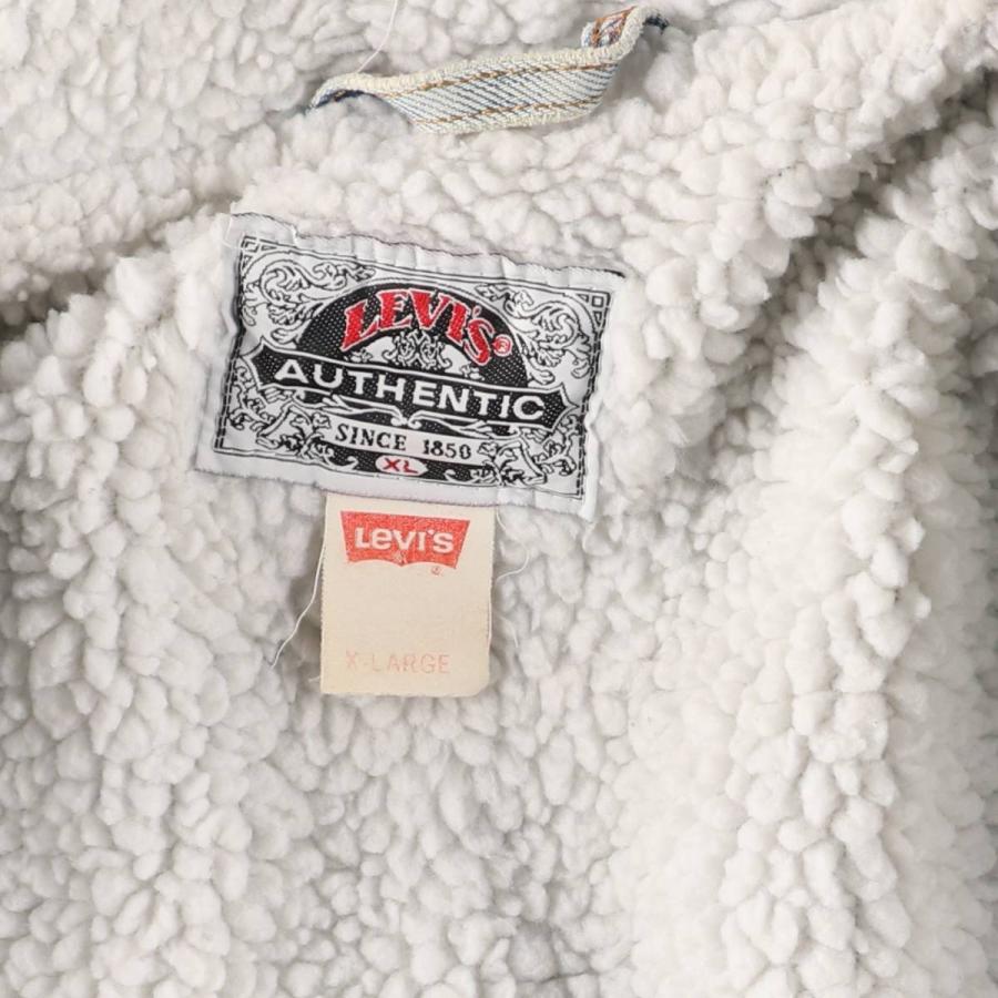 Levi's（リーバイス） 古着 90年代 中綿入り デニムボアジャケット