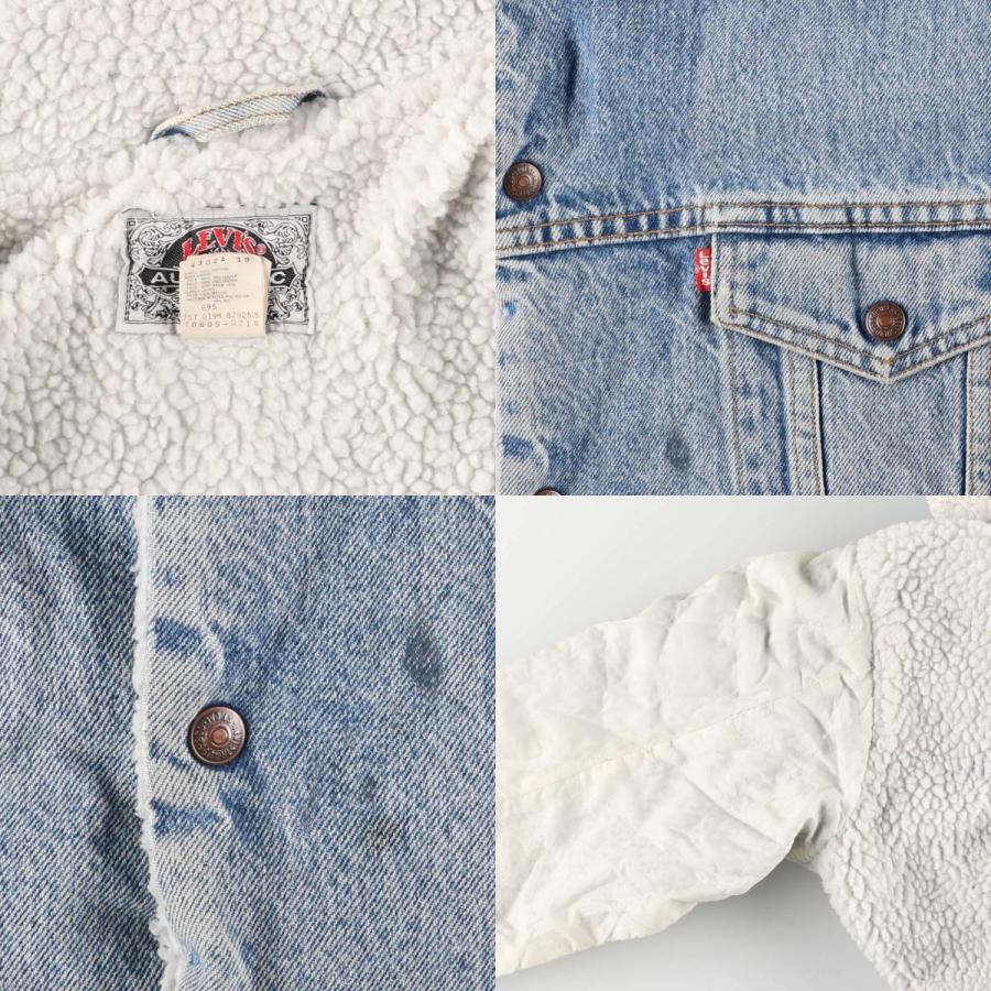 Levi's（リーバイス） 古着 90年代 中綿入り デニムボアジャケット