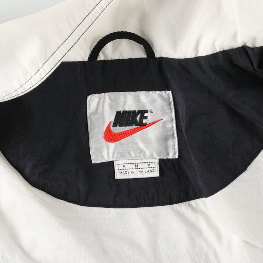 古着 90年代 ナイキ NIKE ライン入り バックロゴ 2WAY ウインドブレーカー メンズM相当 ヴィンテージ/eaa601874 NIKE（ナイキ） 古着 90年代 ライン入り バックロゴ 2WAY ウインド