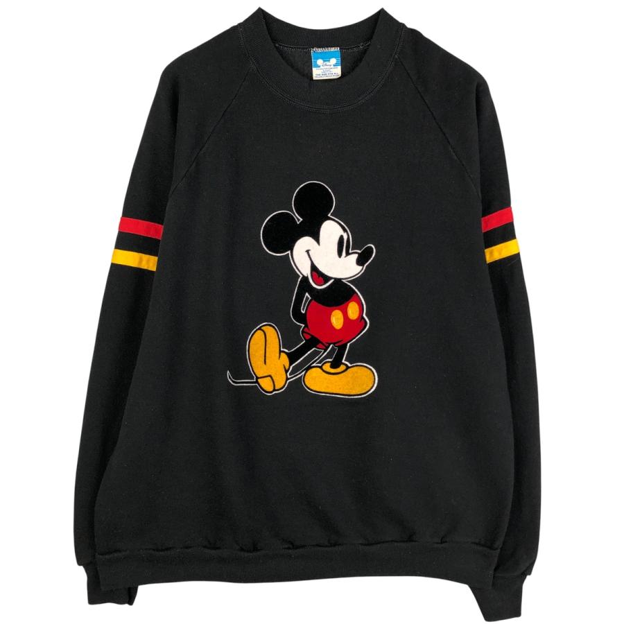 古着 80年代 ディズニー ミッキーマウス キャラクタースウェットシャツ