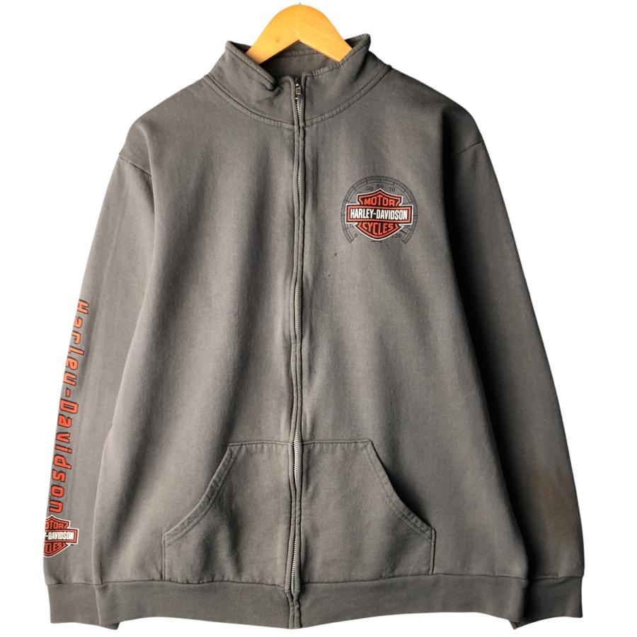 古着 ハーレーダビッドソン Harley-Davidson フルジップスウェット