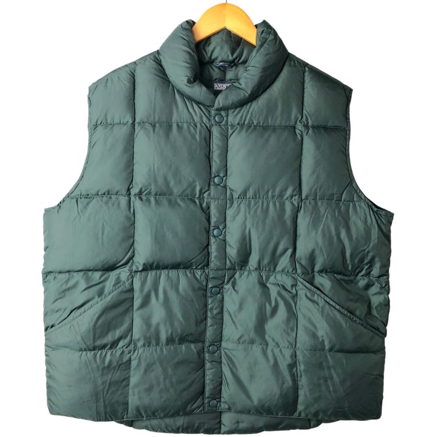古着 ランズエンド LADS'END グースダウンベスト メンズXL相当