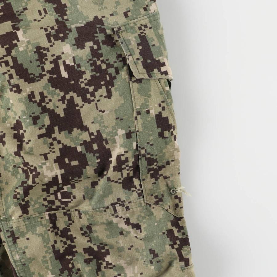 古着 米軍実品 迷彩柄 デジタルカモ リップストップ U.S.NAVY