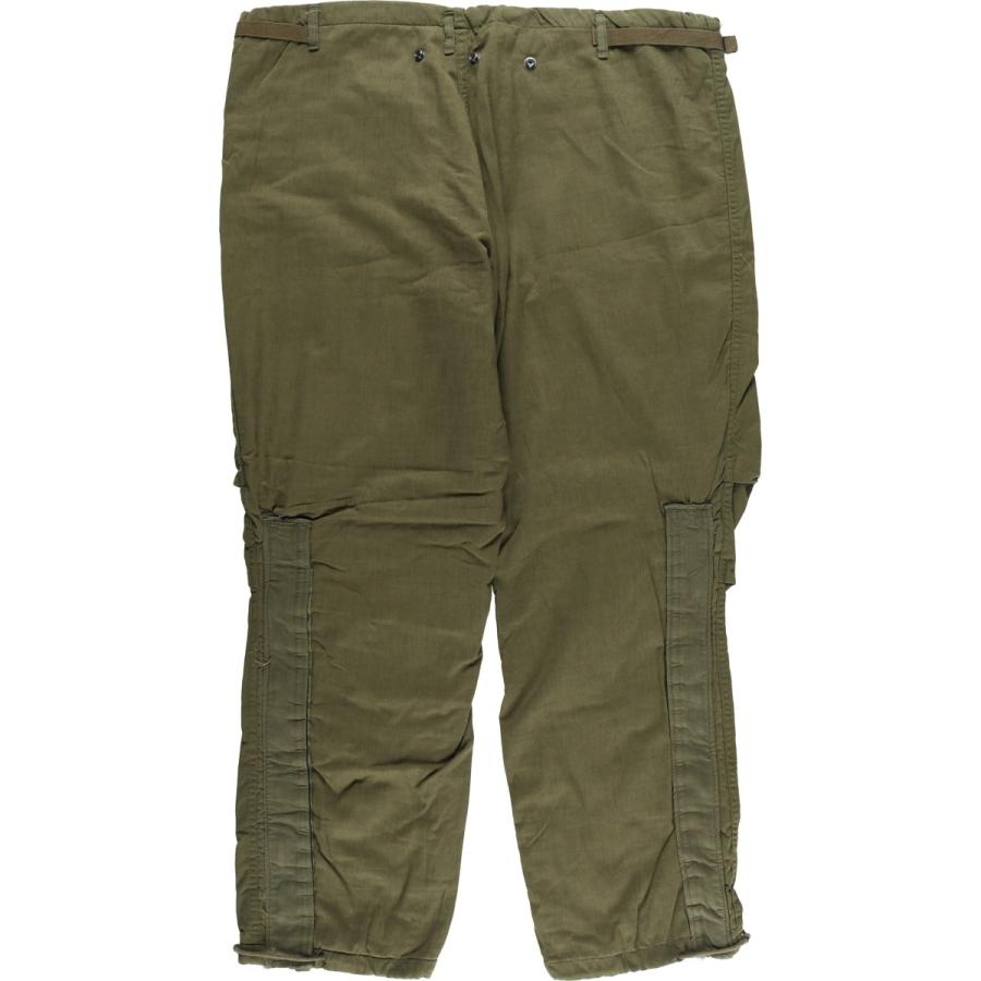 古着 ビッグサイズ 70年代 米軍実品 SUIT CHEMICAL PROTECTIVE ミリタリー オーバーパンツ USA製 メンズw42相当 ヴィンテージ/eaa602328 古着 ビッグサイズ 70年代 米軍実品 SUIT CHEMICAL PROTECTIVE