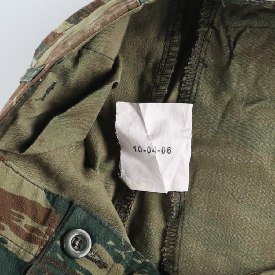 古着 ギリシャ軍 迷彩柄 リザードカモ リップストップ ミリタリー
