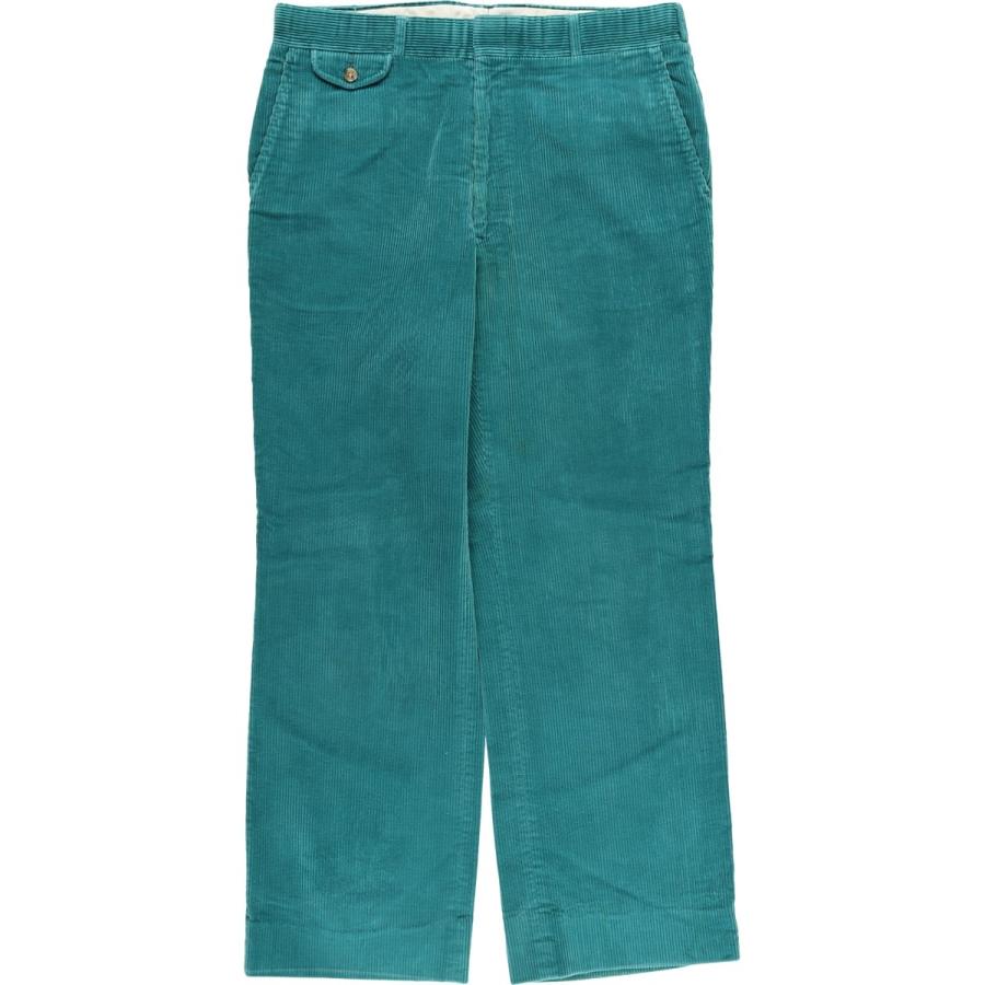 90s LANDS'END ランズエンド コーデュロイ ブラック usa製 古着 80～90年代 ランズエンド LANDS END 太畝 ツータック