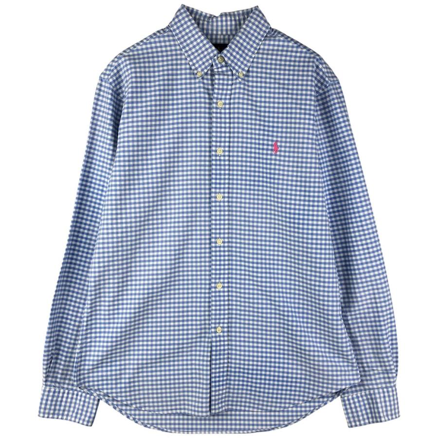 古着 ラルフローレン Ralph Lauren SLIM FIT スリムフィット 長袖 ボタンダウンシャツ レディースS相当/eaa624992 古着 ラルフローレン Ralph Lauren SLIM FIT スリムフィット 長袖