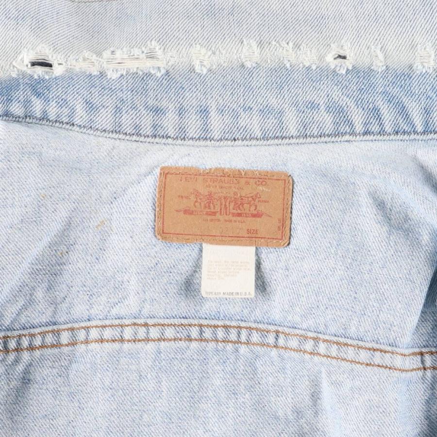 Levi's（リーバイス） 古着 80~90年代 ケアタグ付き デニムジャケット