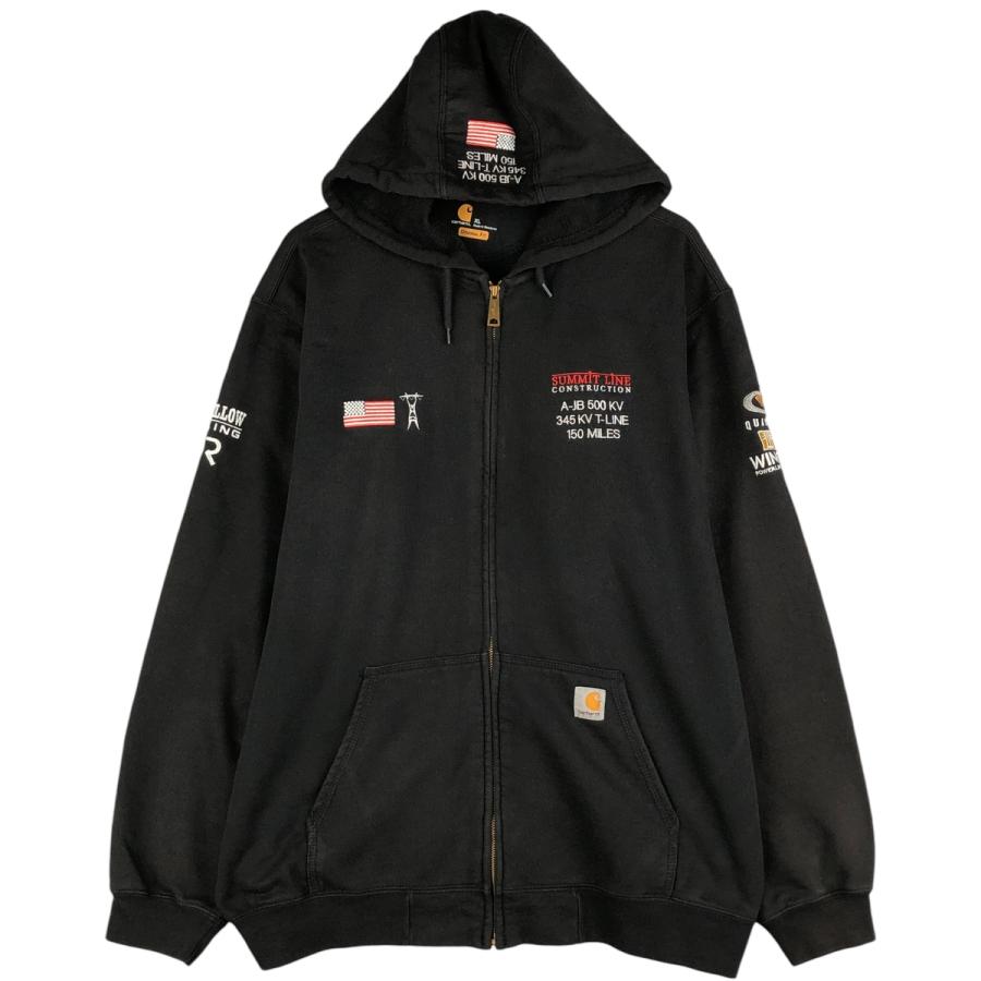 【最安値】カーハート⭐︎スウェット⭐︎パーカー⭐︎フルジップ Carhartt（カーハート） 古着 Carhartt ORIGINAL FIT スウェット