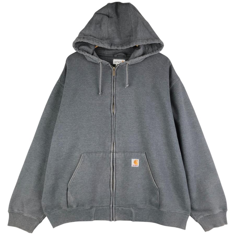 Carhartt（カーハート） 古着 スウェットフルジップパーカー メンズXXL