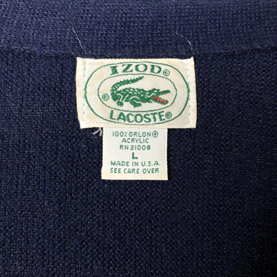 LACOSTE（ラコステ） 古着 80~90年代 LACOSTE IZOD アクリルニット