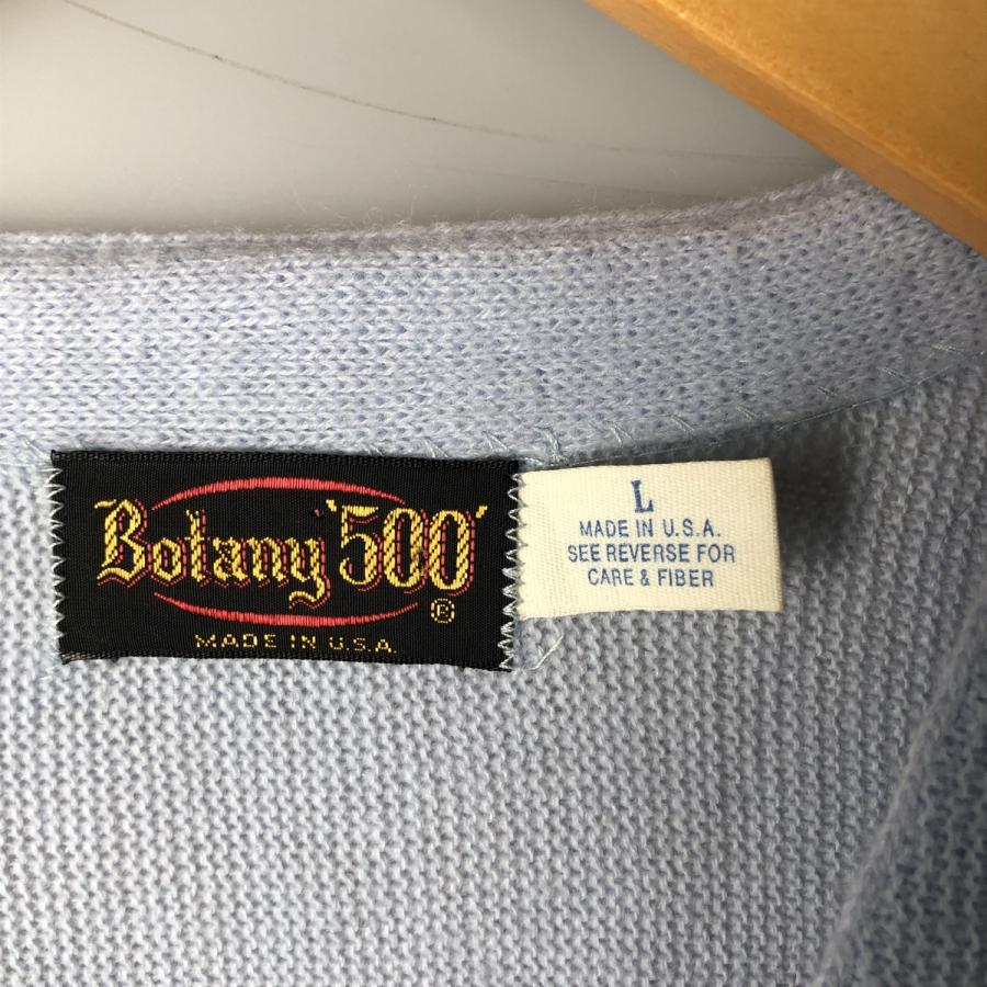 古着 70~80年代 Botany 500 アクリルニットカーディガン USA製 メンズL