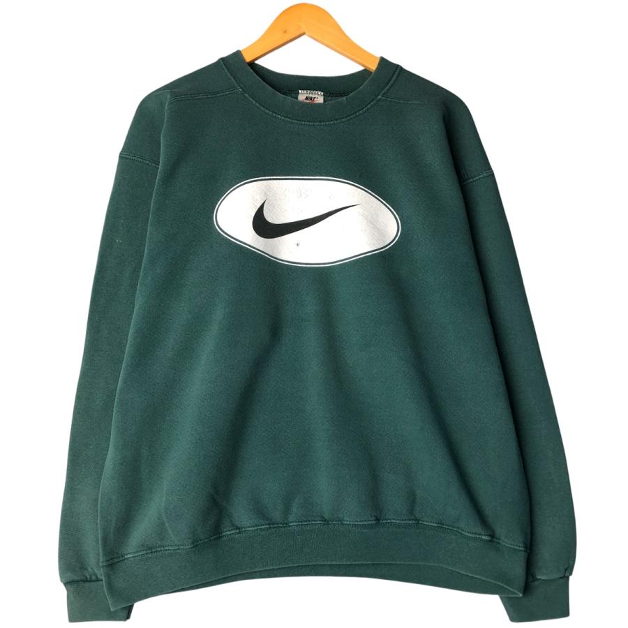 古着 90~00年代 ナイキ NIKE ロゴスウェットシャツ トレーナー USA製 メンズM相当 ヴィンテージ/eaa602556 NIKE（ナイキ） 古着 90~00年代 ロゴスウェットシャツ トレーナー USA