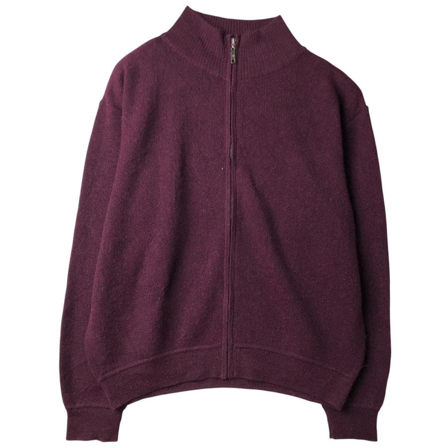 古着 PERU ENICO アルパカ ドライバーズニットセーター メンズM相当