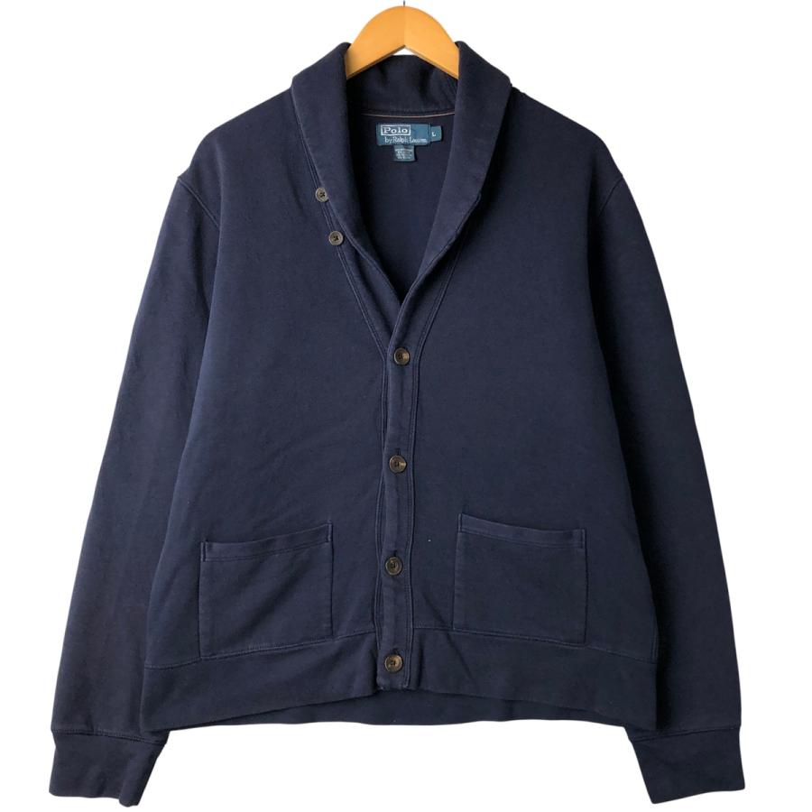 古着 ラルフローレン Ralph Lauren POLO by ショールカラー スウェット