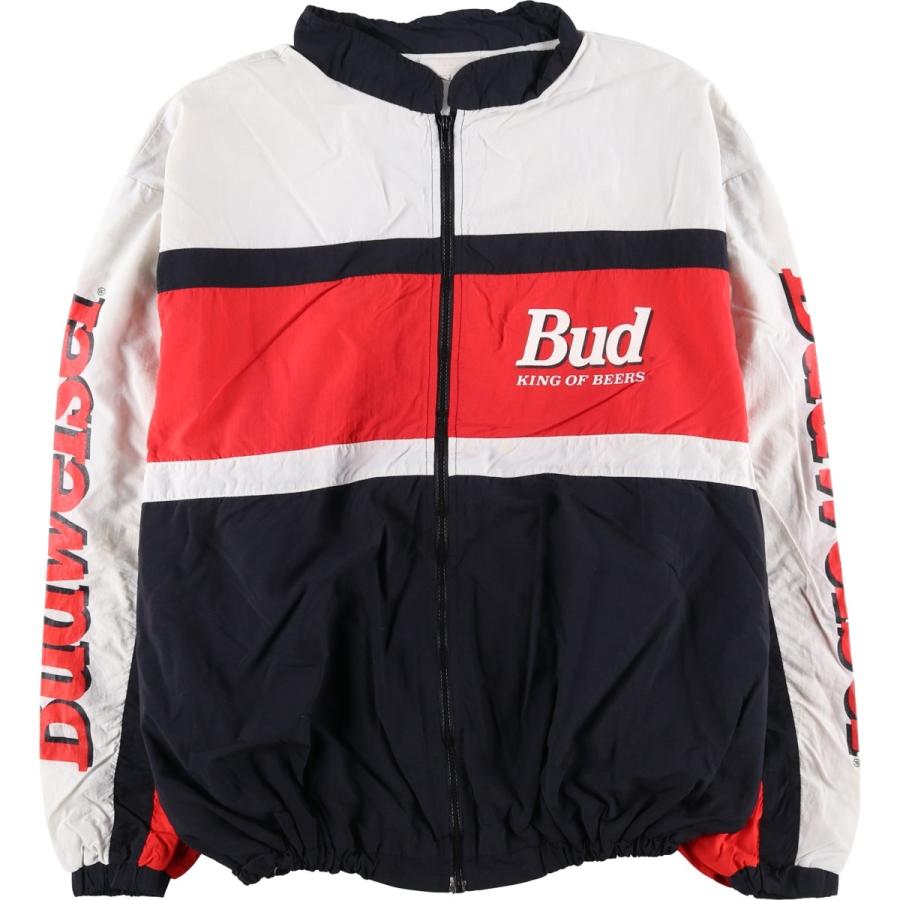 古着 BUDWEISER バドワイザー レーシング ナイロンジャケット USA製