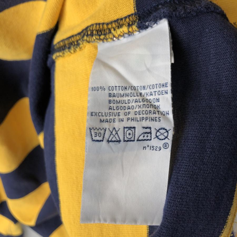 古着 ラルフローレン Ralph Lauren POLO by CUSTOM FIT ボーダー柄