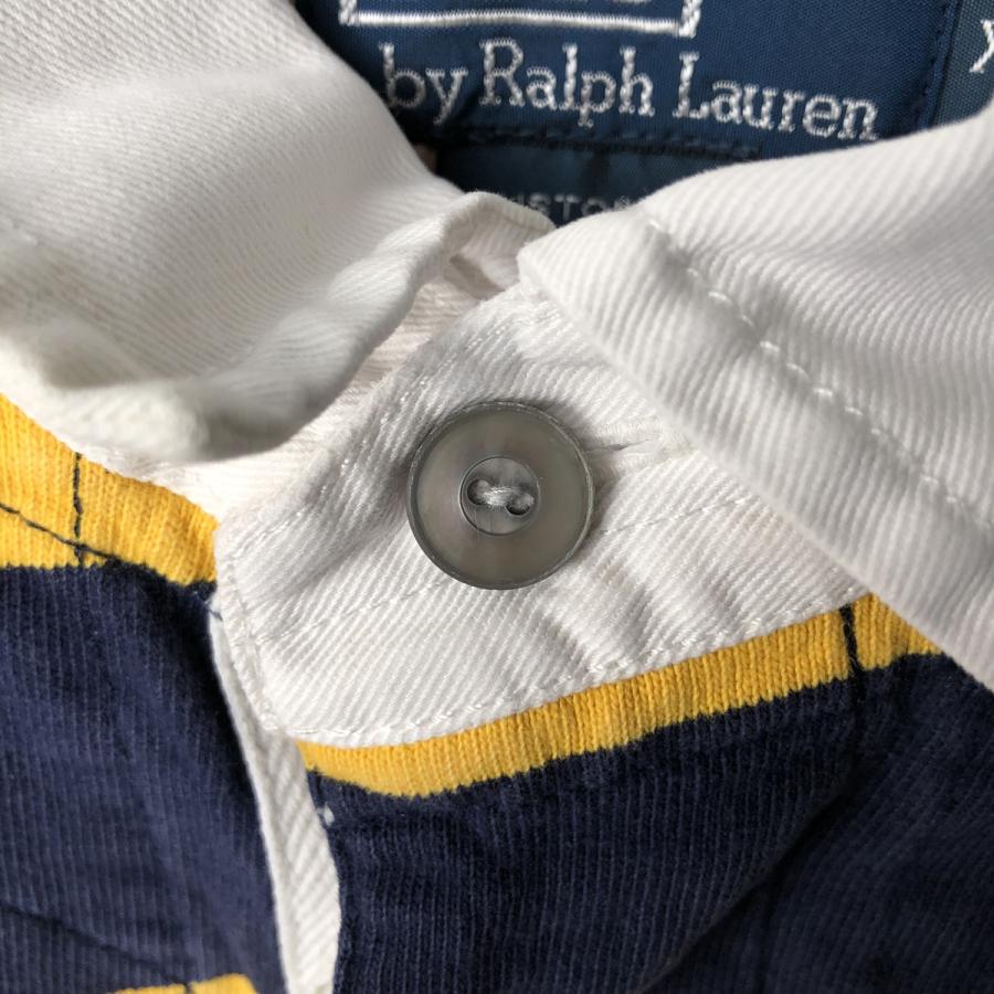 古着 ラルフローレン Ralph Lauren POLO by CUSTOM FIT ボーダー柄