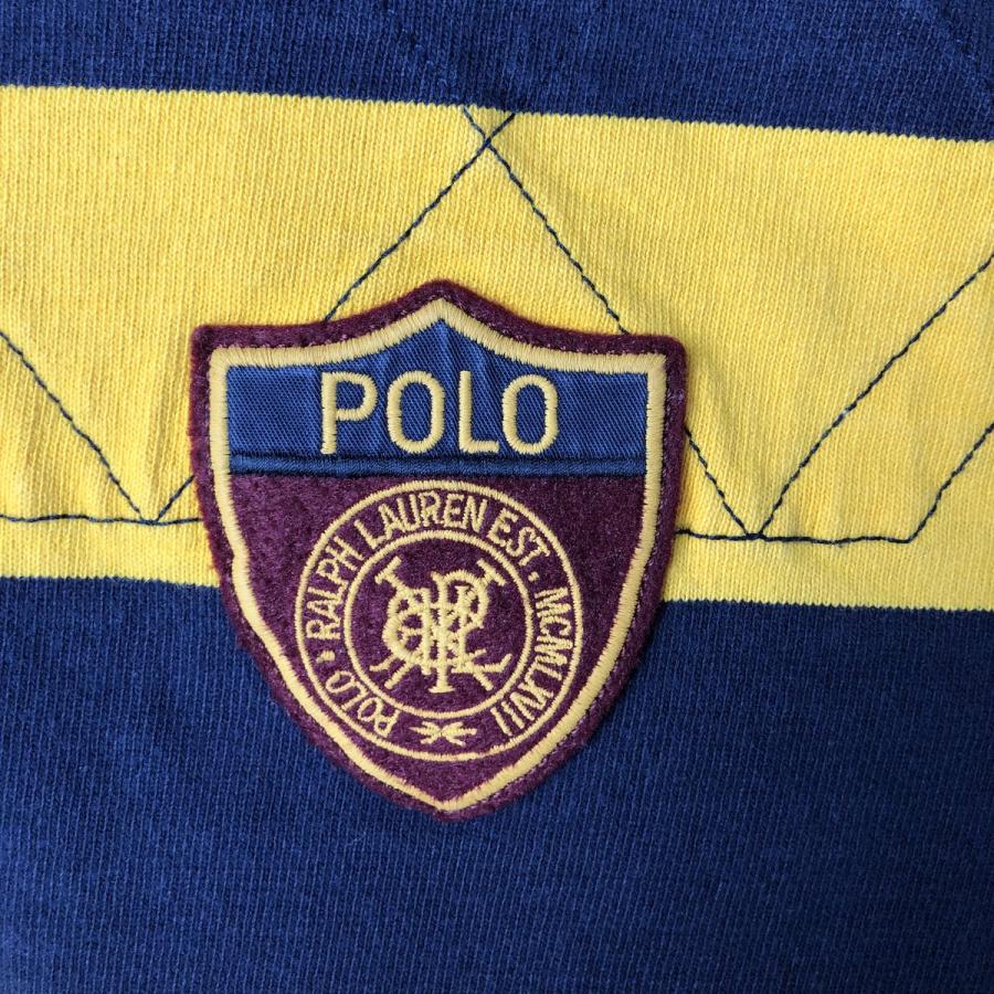古着 ラルフローレン Ralph Lauren POLO by CUSTOM FIT ボーダー柄