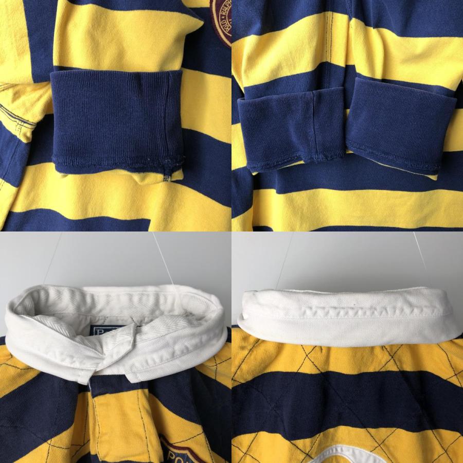古着 ラルフローレン Ralph Lauren POLO by CUSTOM FIT ボーダー柄