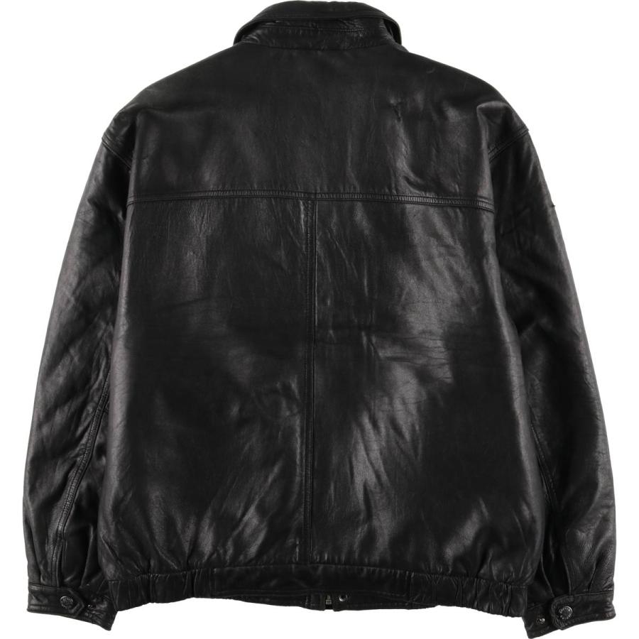 pierre cardin（ピエール カルダン） 古着 中綿入り レザーフライト