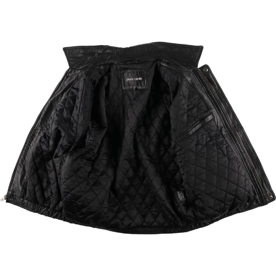pierre cardin（ピエール カルダン） 古着 中綿入り レザーフライト