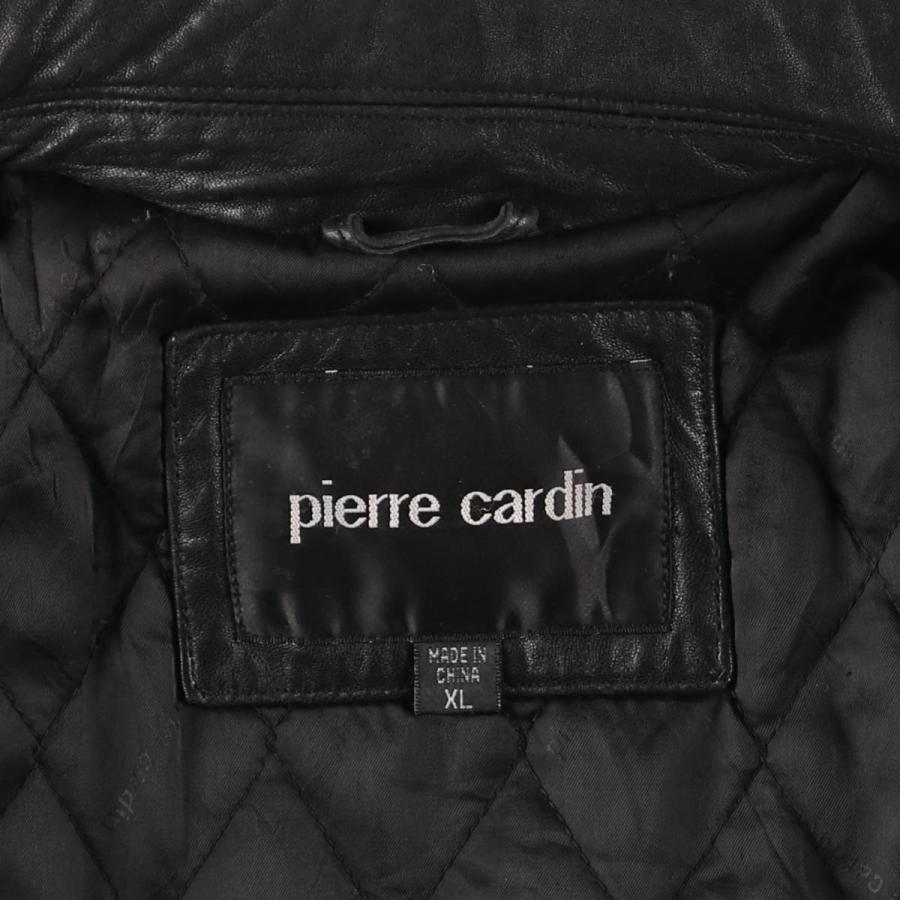 pierre cardin（ピエール カルダン） 古着 中綿入り レザーフライト