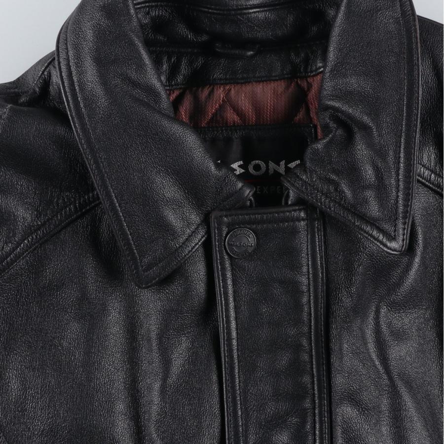 古着 90年代 ウィルソンズレザー WILSONS LEATHER 中綿入り レザー