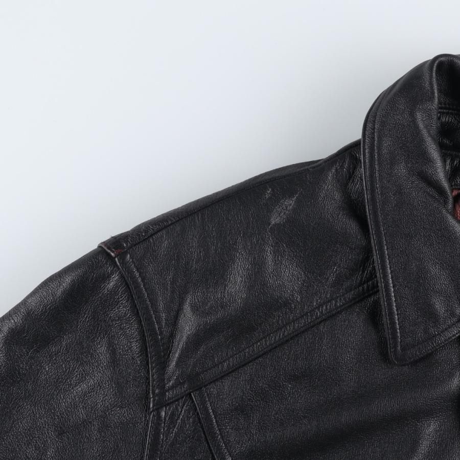 古着 90年代 ウィルソンズレザー WILSONS LEATHER 中綿入り レザー