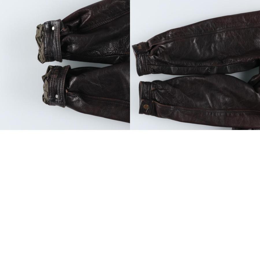 古着 MacDouglas トラッカージャケット レザージャケット メンズL相当