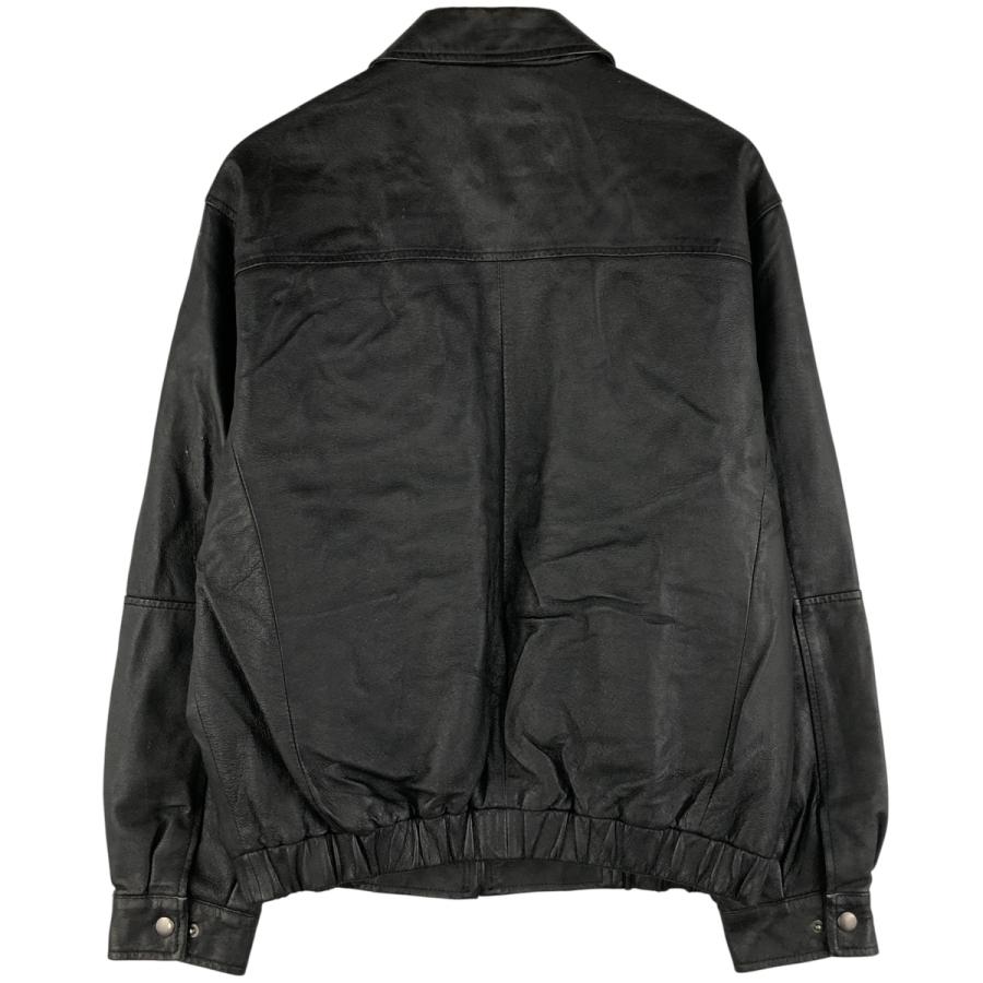 セントジョンズベイ　00s レザージャケット　ブルゾン　ブラック　ジップ 中古・古着通販】ST JOHN'S BAY (セントジョンズベイ) レザー